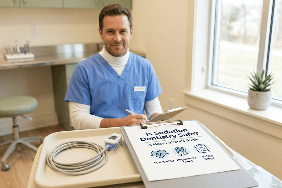 Is Sedation Dentistry Safe? What Mesa Patients Should Know Before Their Next Appointment - Featured Image