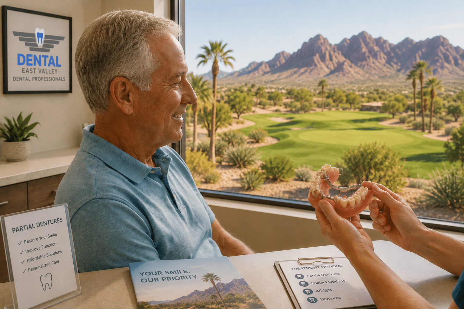 partial dentures cost Arizona